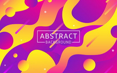 abstract design with dynamic liquid shapes vector image