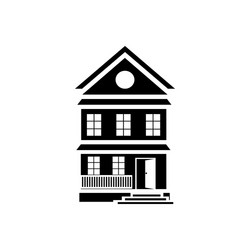 best country house icon simple style vector