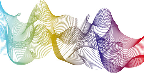 blending waves gradient wave image vector image