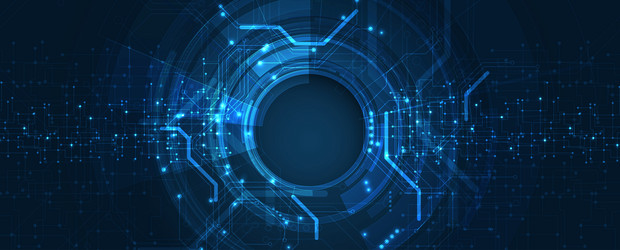 circuit abstract background for science vector image