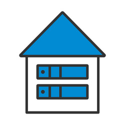 Datacenter icon vector