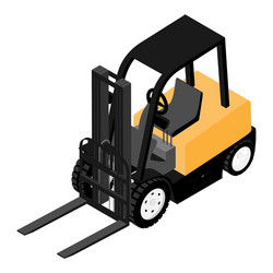 Forklifts reliable heavy loader truck duty vector