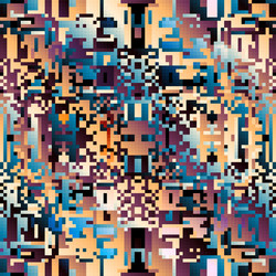 geometric abstract pattern in low poly style vector image