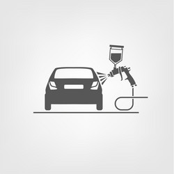 Spray gun icon Royalty Free Vector Image - VectorStock