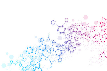 science network pattern connecting lines and dots vector image