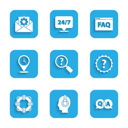 set unknown search support operator in touch vector image