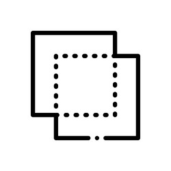 combine icon thin linear style design isolated vector image