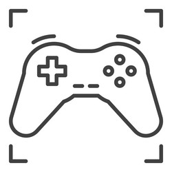 gamepad or game controller controlling device vector image