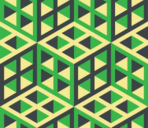 Blue cubes isometric seamless pattern Royalty Free Vector