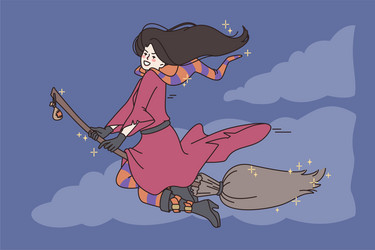 Witch Evil Broom Vector Images (over 4,500)