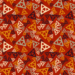 triangular chaos seamless pattern vector image