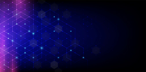 abstract background consisting of set hexagonal vector image