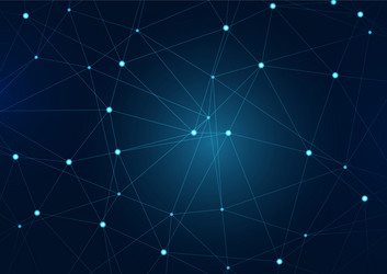 abstract background with network communications vector image