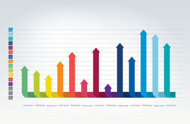 chart graph scheme simply color editable vector image
