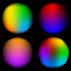 set gradient background soft color vector image