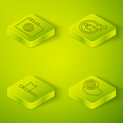 set isometric create account screen location vector image