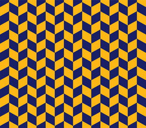 Yellow and blue herringbone check pattern vector