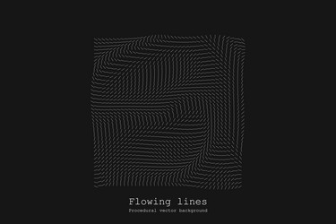 abstract line matrix pattern noise flow dynamic vector image