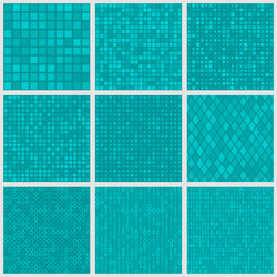 abstract seamless patterns of small elements vector image
