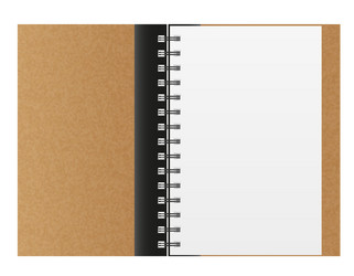 notebook for daily notes and reminders notepad vector image