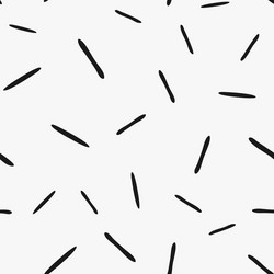 seamless pattern with repeating short lines drawn vector image