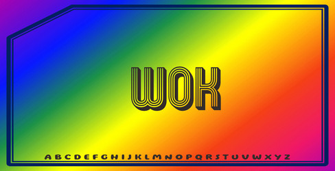 text effects with editable colors and abstract vector image