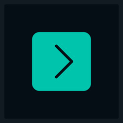 active forward pointer ui element template vector image