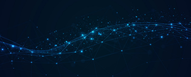 Digital Cloud Network Technology vector image