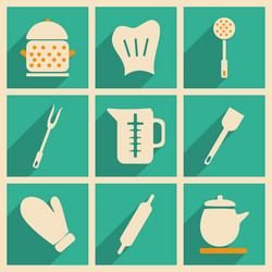 flat with shadow concept and mobile application vector image