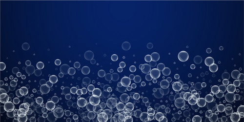 random soap bubbles abstract background blowing b vector image