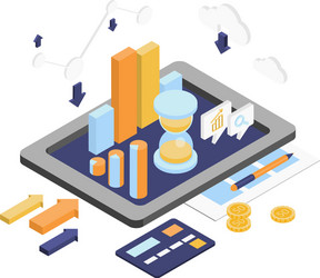 Data Analysis & Web Development vector image