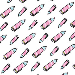 doodle highlighter pen mark tool background vector