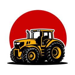 Tractor Stock Vector by ©2v 42883149