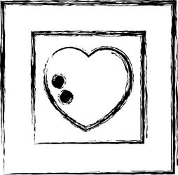 figure picture image with frame design element vector image