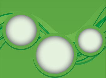 background design with abstract patterns in green vector image
