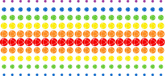 internet shape halftone spectral array vector image