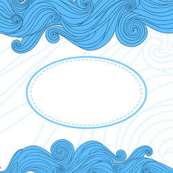 abstract background with text field vector image