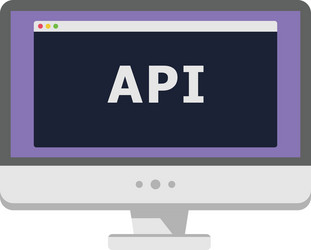 API Display Window vector image