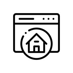 homework icon thin linear style design isolated vector image