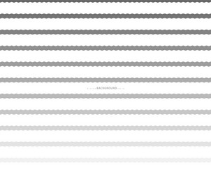 wave line and wavy zigzag pattern lines abstract vector image