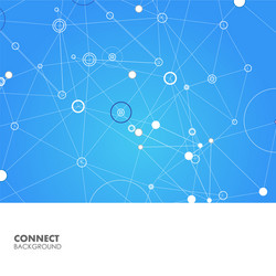 Structure molecule and communication science vector