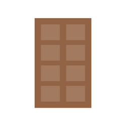 dark chocolate food and gastronomy set flat icon vector