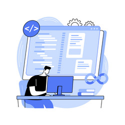 DevSecOps Framework Concept vector image