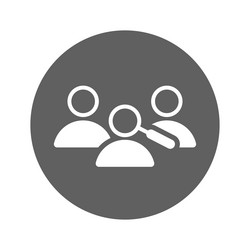 Man search icon Royalty Free Vector Image - VectorStock