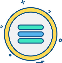 user interface buttons icon design vector image