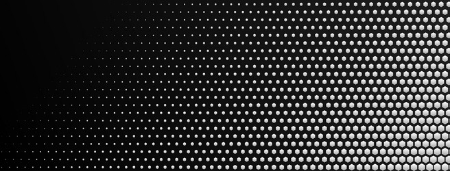 Abstract Hexagonal Dot Background vector image
