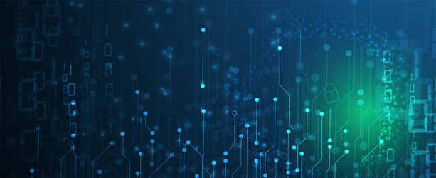 technology abstract futuristic background vector image