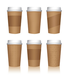 Coffee Cup Templates Vector Image