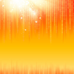 Matrix Style Binary Code Background vector image