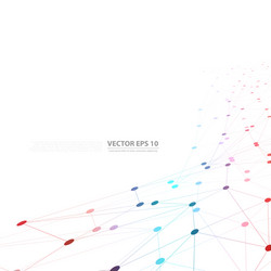 network background abstract polygon vector image